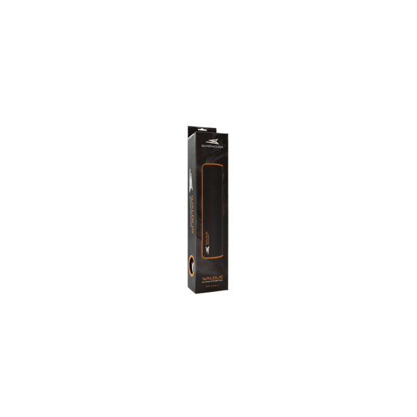 Baracuda W029915 WALRUS-L, BGMP-21 fekete/narancs szegély gamer szövet egérpad 400x300mm