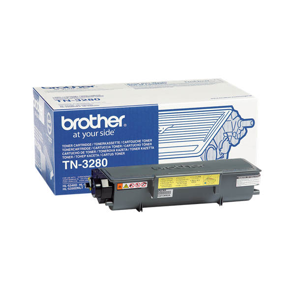 Brother Toner TN-3280, Nagy töltetű - 8000 oldal, Fekete