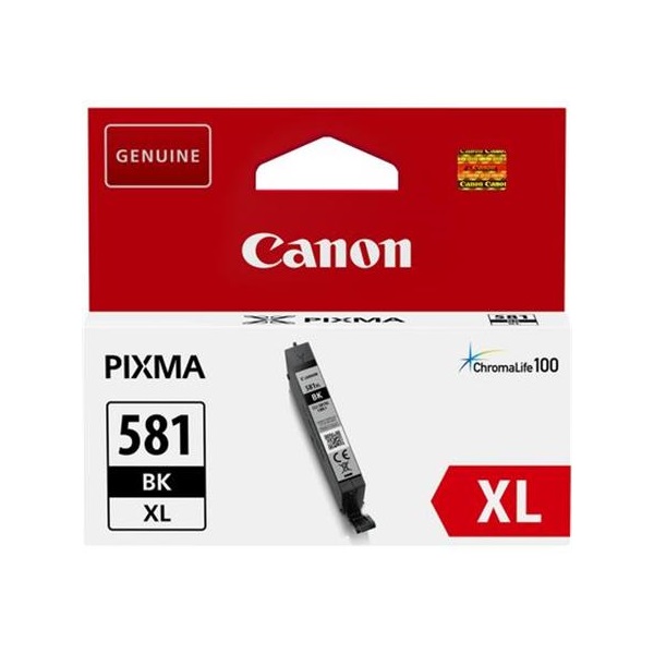 CANON Tintapatron  CLI-581BXL Pixma TS7550, 8150, 9150 nyomtatókhoz, fekete, 8,3ml