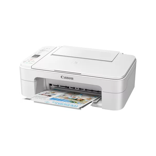CANON Tintasugaras MFP 3in1 PIXMA TS3351 (WHITE), A4, FF 7,7 k/p, SZ 4 k/p, 4800x1200dpi, USB/WiFi