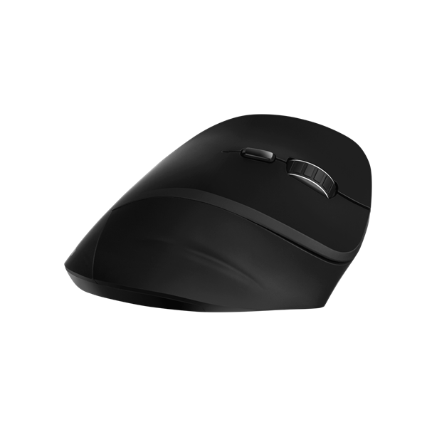 CANYON Vezeték Nélküli Egér, Vertikális, Optikai, Pixart Sensor, 6 gombos, 1600dpi, 1db elemmel, fekete - CNS-CMSW16B