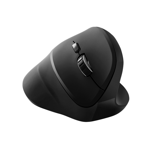 CANYON Vezeték Nélküli Egér, Vertikális, Optikai, Pixart Sensor, 6 gombos, 1600dpi, 1db elemmel, fekete - CNS-CMSW16B