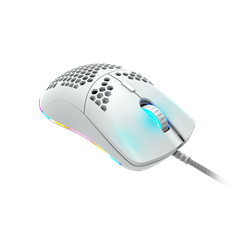 CANYON Vezetékes Egér Gaming, Puncher, Optikai, 7 programozható gomb, RGB világítás, 4200dpi, fehér - CND-SGM11W