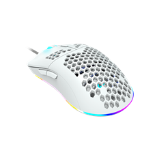 CANYON Vezetékes Egér Gaming, Puncher, Optikai, 7 programozható gomb, RGB világítás, 4200dpi, fehér - CND-SGM11W