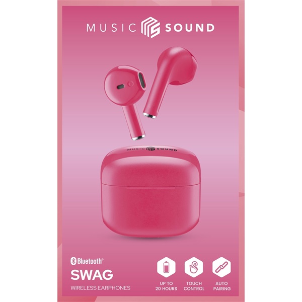 CELLULARLINE BT EARPHONES TWS SWAG MS PINK