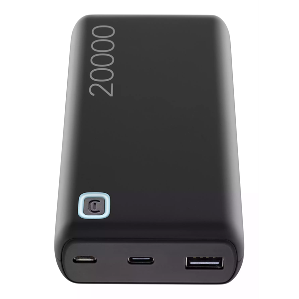 CELLULARLINE Power Bank ESSENCE 20000 (20000mAh portable charger), Black