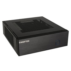 CHIEFTEC Ház Compact, mini-ITX, Tápegység nélkül, Fekete