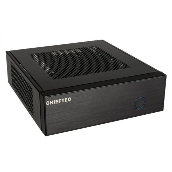 CHIEFTEC Ház Compact, mini-ITX, Tápegység nélkül, Fekete