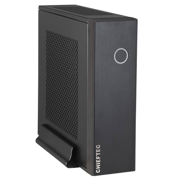 CHIEFTEC Ház Compact IX-03B ITX Fekete Tápegység nélkül