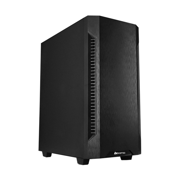 CHIEFTEC Ház ELOX AS-01B-OP ATX, 1db Ventillátorral, Tápegység nélkül, Fekete