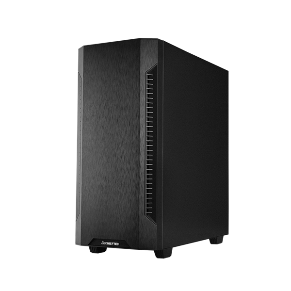 CHIEFTEC Ház Elox, ATX, 1x120mm ventilátor, Tápegység nélkül, Fekete