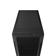 CHIEFTEC Ház Elox, ATX, 1x120mm ventilátor, Tápegység nélkül, Fekete