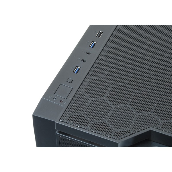 CHIEFTEC Ház Gaming Cube mATX, Tápegység nélkül, Fekete