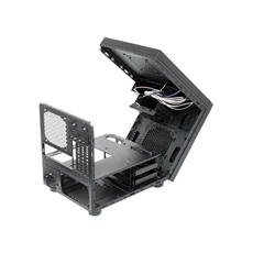 CHIEFTEC Ház Gaming Cube mATX, Tápegység nélkül, Fekete