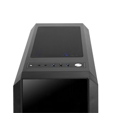 CHIEFTEC Ház Gaming Scorpion 3 ATX, 4x120mm RGB ventilátor, RGB vezérlő, Tápegység nélkül, Edzett Üveg, Fekete