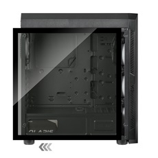 CHIEFTEC Ház Gaming Scorpion 3 ATX, 4x120mm RGB ventilátor, RGB vezérlő, Tápegység nélkül, Edzett Üveg, Fekete