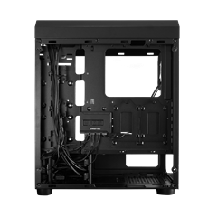 CHIEFTEC Ház Gaming Scorpion 3 ATX, 4x120mm RGB ventilátor, RGB vezérlő, Tápegység nélkül, Edzett Üveg, Fekete