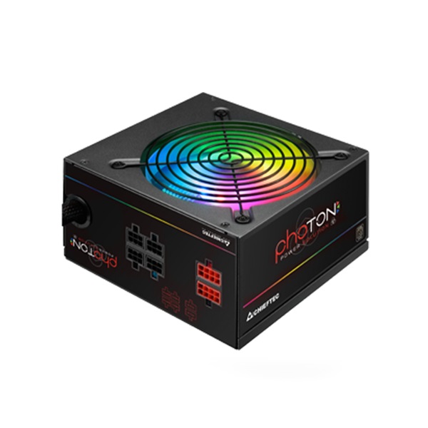 CHIEFTEC Tápegység Moduláris, Photon 650W, 14cm, RGB világítás, ATX BOX 80+ Bronz