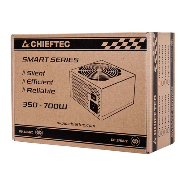 CHIEFTEC Tápegység SMART 400W, 12cm, ATX BOX