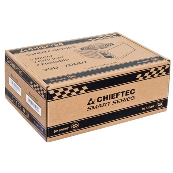 CHIEFTEC Tápegység SMART 500W 12cm ATX BOX 80+