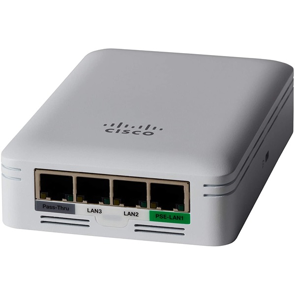 CISCO Wireless Access Point DualBand 3x1000Mbps, 1167Mbps, 2x2 MU-MIMO, beltéri, falra rögzíthető - CBW145AC-E