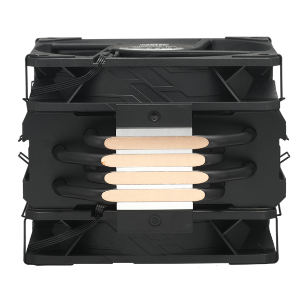 COOLER MASTER CPU hűtő HYPER 212 BLACK X DUO, LGA1700 támogatással, fekete