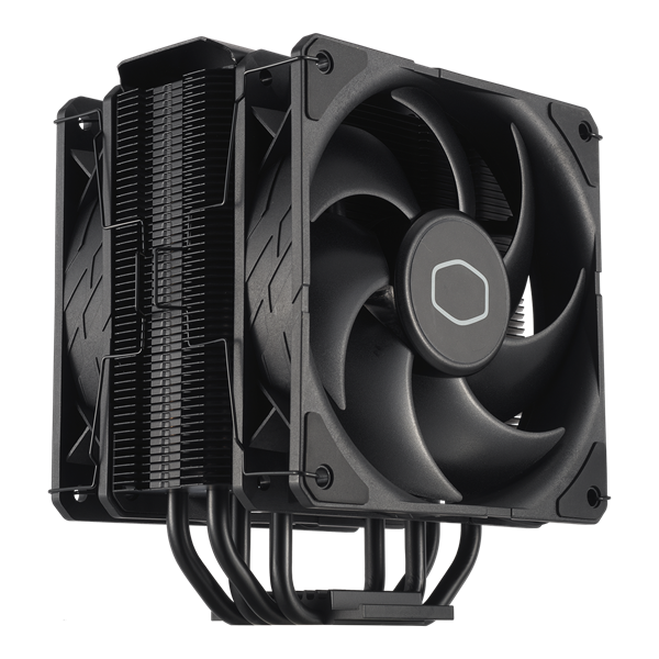 COOLER MASTER CPU hűtő HYPER 212 BLACK X DUO, LGA1700 támogatással, fekete