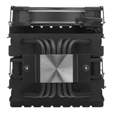COOLER MASTER CPU hűtő HYPER 622 HALO BLACK EDITION, LGA1700 támogatással, fekete