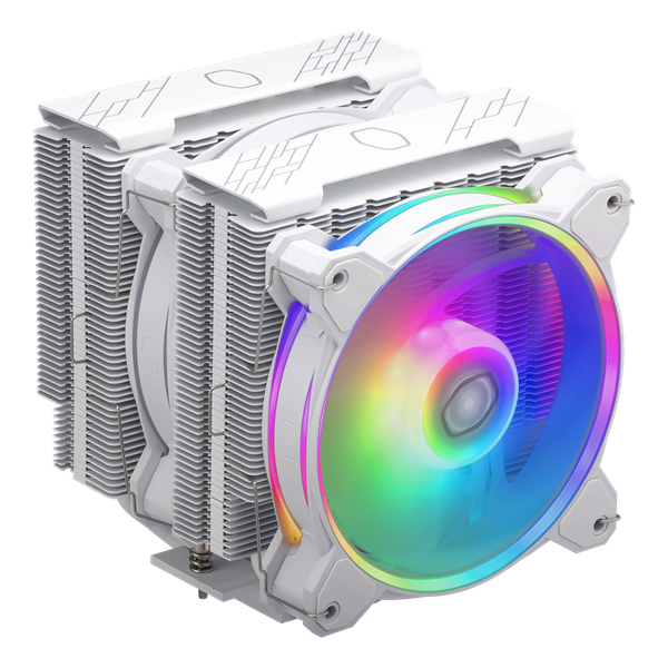 COOLER MASTER CPU hűtő HYPER 622 HALO WHITE EDITION, LGA1700 támogatással, fehér