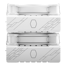 COOLER MASTER CPU hűtő HYPER 622 HALO WHITE EDITION, LGA1700 támogatással, fehér