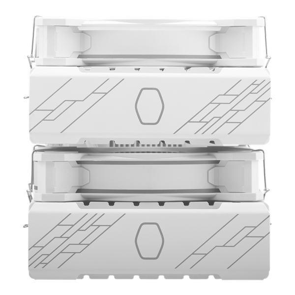 COOLER MASTER CPU hűtő HYPER 622 HALO WHITE EDITION, LGA1700 támogatással, fehér
