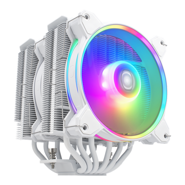 COOLER MASTER CPU hűtő HYPER 622 HALO WHITE EDITION, LGA1700 támogatással, fehér