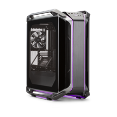 COOLER MASTER Ház ATX Cosmos C700M, 4db Ventilátorral + Riser kábel, Tápegység nélkül, Edzett Üveg, szürke-fekete
