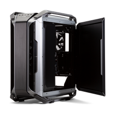COOLER MASTER Ház ATX Cosmos C700M, 4db Ventilátorral + Riser kábel, Tápegység nélkül, Edzett Üveg, szürke-fekete