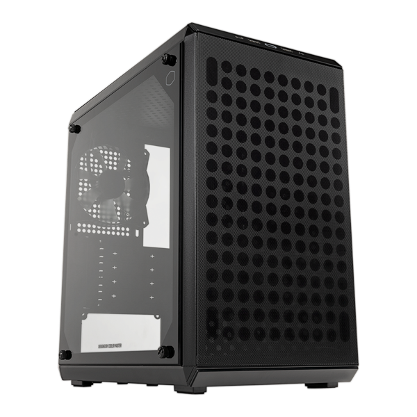 COOLER MASTER Ház Micro ATX MASTERBOX Q300L V2, 1 Ventillátorral, Tápegység nélkül, fekete