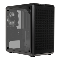 COOLER MASTER Ház Micro ATX MASTERBOX Q300L V2, 1 Ventillátorral, Tápegység nélkül, fekete