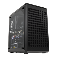 COOLER MASTER Ház Micro ATX MASTERBOX Q300L V2, 1 Ventillátorral, Tápegység nélkül, fekete