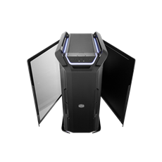 COOLER MASTER Ház ATX COSMOS C700P BLACK EDITION, 3db Ventilátorral, Tápegység nélkül, Edzett üveg, fekete
