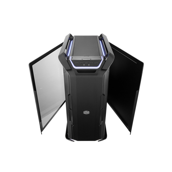 COOLER MASTER Ház ATX COSMOS C700P BLACK EDITION, 3db Ventilátorral, Tápegység nélkül, Edzett üveg, fekete