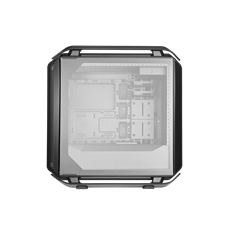 COOLER MASTER Ház ATX COSMOS C700P BLACK EDITION, 3db Ventilátorral, Tápegység nélkül, Edzett üveg, fekete