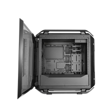 COOLER MASTER Ház ATX COSMOS C700P BLACK EDITION, 3db Ventilátorral, Tápegység nélkül, Edzett üveg, fekete