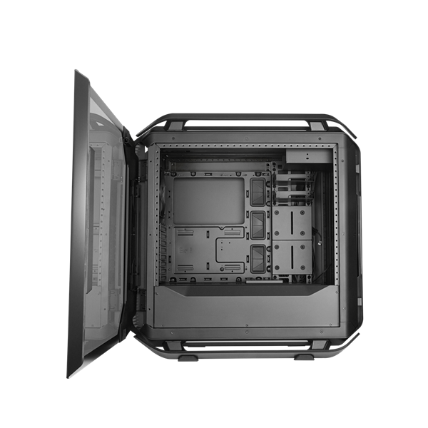 COOLER MASTER Ház ATX COSMOS C700P BLACK EDITION, 3db Ventilátorral, Tápegység nélkül, Edzett üveg, fekete