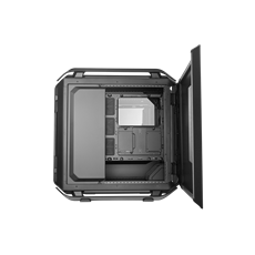 COOLER MASTER Ház ATX COSMOS C700P BLACK EDITION, 3db Ventilátorral, Tápegység nélkül, Edzett üveg, fekete