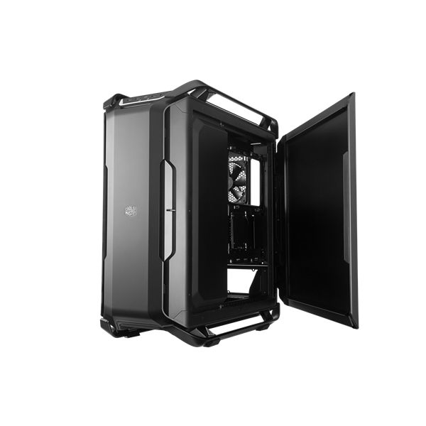 COOLER MASTER Ház ATX COSMOS C700P BLACK EDITION, 3db Ventilátorral, Tápegység nélkül, Edzett üveg, fekete