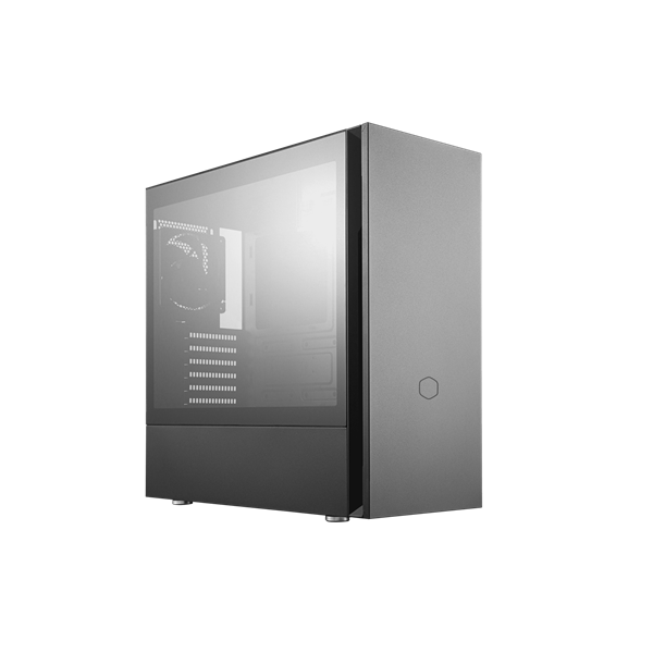 COOLER MASTER Ház Midi ATX MB Silencio S600 Tápegység nélkül, Edzett üveg, szürke