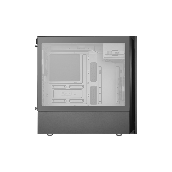 COOLER MASTER Ház Midi ATX MB Silencio S600 Tápegység nélkül, Edzett üveg, szürke