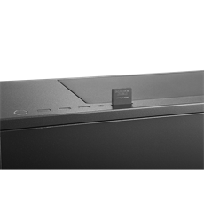 COOLER MASTER Ház Midi ATX MB Silencio S600 Tápegység nélkül, Edzett üveg, szürke