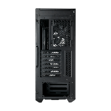 COOLER MASTER Ház Midi ATX MasterBox 520 + 3db Ventilátor + HUB, Tápegység nélkül, Üvegfalú, fekete