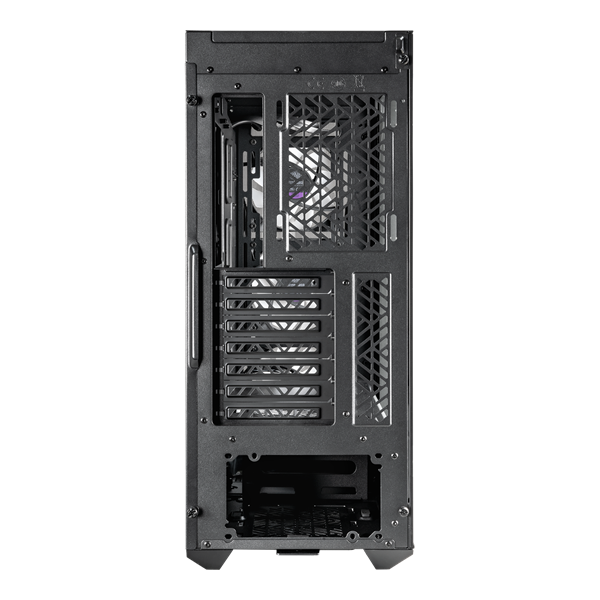 COOLER MASTER Ház Midi ATX MasterBox TD500 MESH V2 ARGB + 3db Ventilátor, Tápegység nélkül, Üvegfalú, fekete