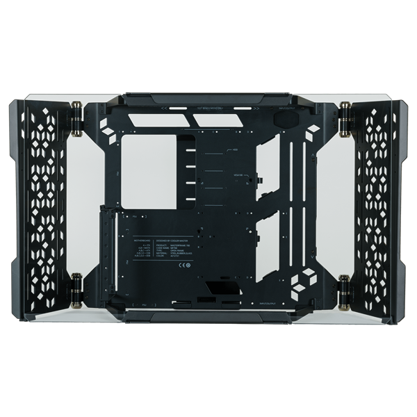 COOLER MASTER Ház Midi ATX MasterFrame 700 Tápegység nélkül, Fekete
